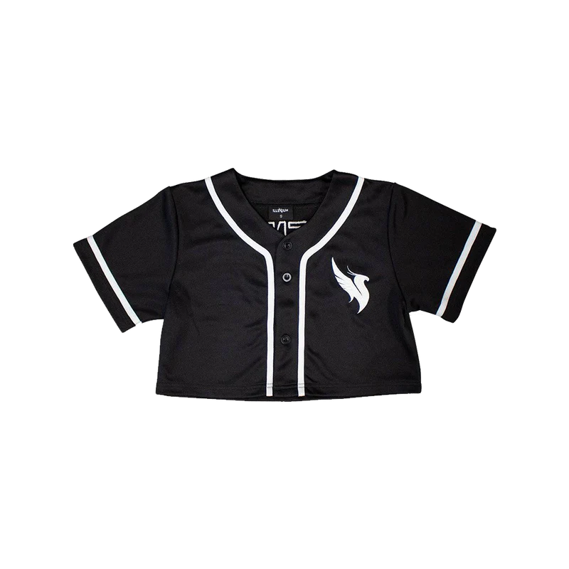 ILLENIUM - Women's Crop Jersey / Black
